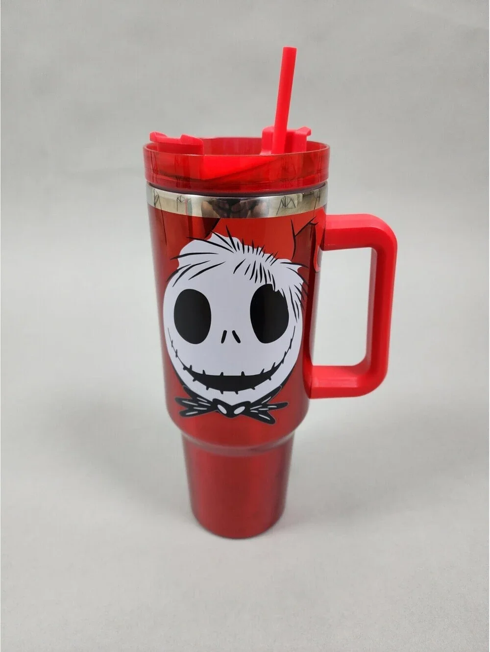 ❄️XMAS SALE OOGIE BOOGIE TUMBLER NIGHTMARE BEFORE CHRISTMAS RED 40OZ BRAND NEW!